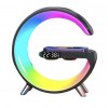 Лампа-нічник Digital 5 в 1 GGB RGB XXL з бездротовою зарядкою 15W та Bluetooth колонкою Чорний (NH-69)