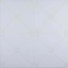 Самоклеюча 3D панель 3D Loft Піраміда 700x700x4.5 мм Білий (195)