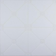 Самоклеюча 3D панель 3D Loft Піраміда 700x700x4.5 мм Білий (195)