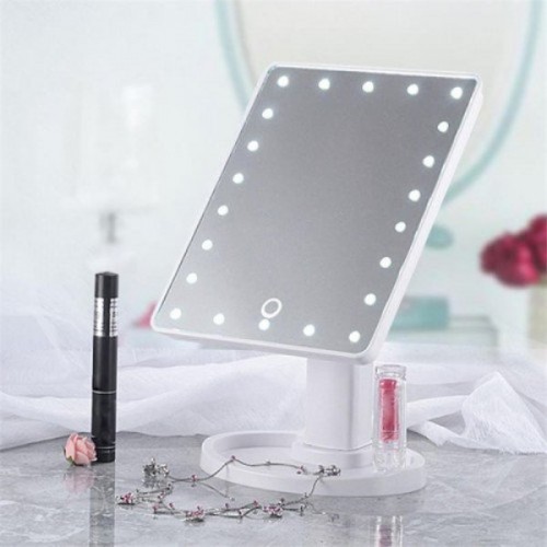 Дзеркало з підсвічуванням Large Led Mirror для макіяжу Білий (210025 Large)