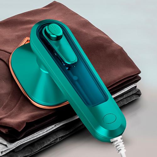 Ручна міні праска Lesko Iron C020 Green портативна для сухого та вологого прасування Ручна міні праска Lesko Iron C020 Green портативна для сухого та вологого прасування