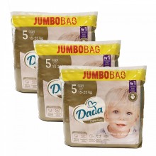 Дитячі одноразові підгузки Dada Extra Care Jumbo Bag Розмір 5 JUNIOR (15-25 кг) 204 шт