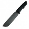 Ніж танто туристичний Gorillas BBQ 2-2268b 27 см Чорний (KN1058)