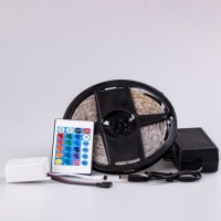 Світлодіодна стрічка Lugi 5050 RGB довжиною 5м з пультом мультиколор (5050RGB) Світлодіодна стрічка Lugi 5050 RGB довжиною 5м з пультом мультиколор (5050RGB)