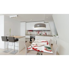 Наклейка вінілова на стіл Zatarga «Червоні Ягоди» 600х1200 мм Z180716st