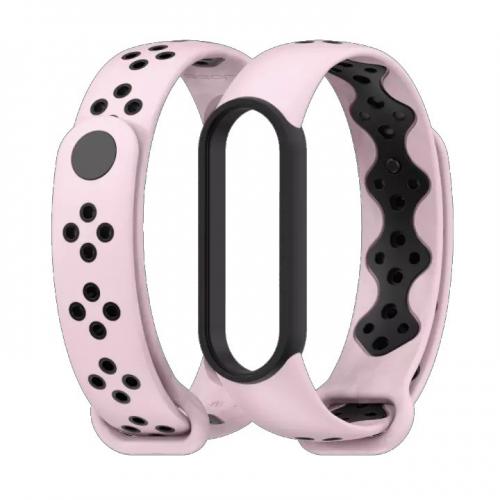 Ремінець MiJobs Sport Style для Xiaomi Mi Band 5/6 Pink Black Ремінець MiJobs Sport Style для Xiaomi Mi Band 5/6 Pink Black