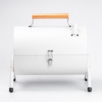 Вугільний гриль двосторонній портативний з решіткою TS Kitchen білий (HP452GBE) Вугільний гриль двосторонній портативний з решіткою TS Kitchen білий (HP452GBE)