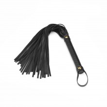 Флогер Liebe Seele Black Organosilicon Flogger