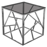 Приліжковий столик у стилі Loft NS-1487 530x500x500 мм Черный