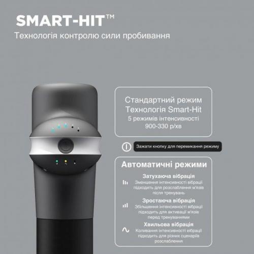 Масажер Booster Lightsaber U1 2500 мАг 6 насадок Чорний (1702027147) Масажер Booster Lightsaber U1 2500 мАг 6 насадок Чорний (1702027147)
