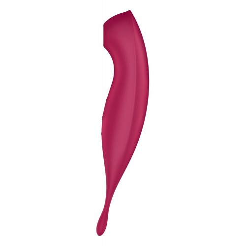 Смарт-вібратор для клітора з вакуумною стимуляцією Satisfyer Twirling Pro+ dark red в інтернет супермаркеті PbayMarket!