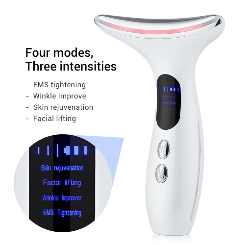 Масажер мікрострумовий для шиї та обличчя No Brand Neck Beauty Device Білий (2288327480) Масажер мікрострумовий для шиї та обличчя No Brand Neck Beauty Device Білий (2288327480)