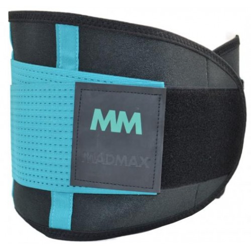 Пояс компресійний MadMax MFA-277 Slimming belt Black/turquoise M Пояс компресійний MadMax MFA-277 Slimming belt Black/turquoise M