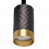 Спот Polux Arras 5.5x119.5x16.5 см Чорно-золотистий (Pol323576)
