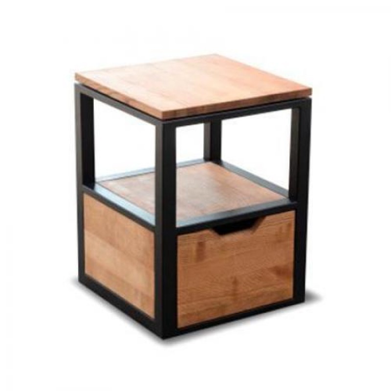 Тумба в стилі Loft NS-1447 630x450x450 мм Черный