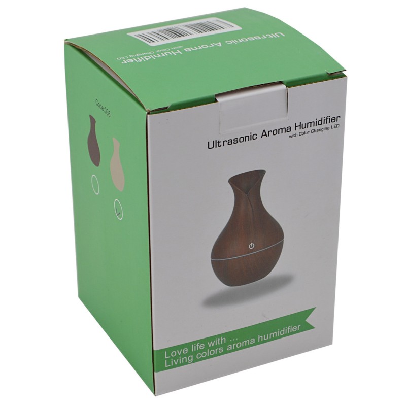 Зволожувач повітря з підсвічуванням RIAS LR053 130 мл світле дерево (3sm_836490100)