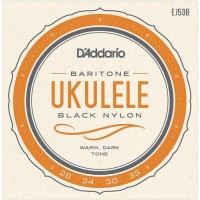 Струни для укулеле D'Addario EJ53B Black Nylon Baritone Ukulele Strings 28/35 Струни для укулеле D'Addario EJ53B Black Nylon Baritone Ukulele Strings 28/35