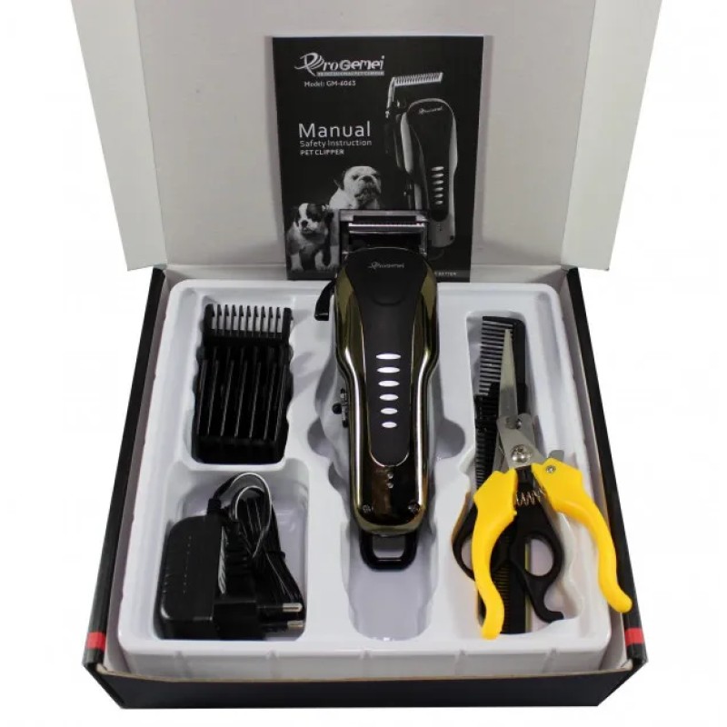 Універсальна машинка для стрижки тварин Gemei Gm-6063