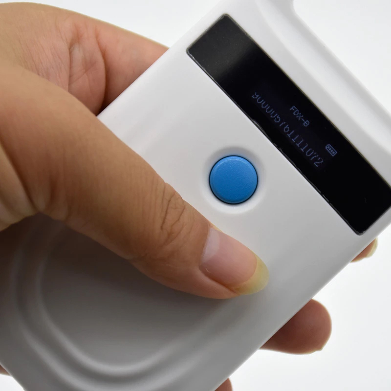 RFID зчитувач чипов міток капсул ідентифікаторів на частоті 134.2/125 kHz Faread PT-180, білий