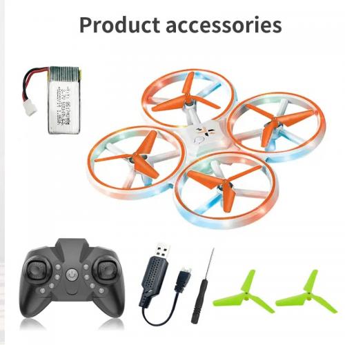 Квадрокоптер LH-X71 з підсвіткою та функцією розпізнавання перешкод Lead Honor Помаранчевий Квадрокоптер LH-X71 з підсвіткою та функцією розпізнавання перешкод Lead Honor Помаранчевий