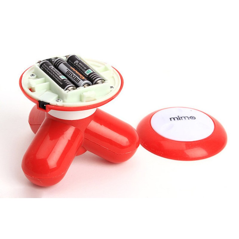 Вібраційний міні масажер Mimo Ручний масажер Червоний