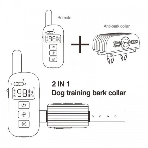 Електронний нашийник для собаки для дресирування + антилай 2 в 1 Dobe DB 500 Червоний (100608) в інтернет супермаркеті PbayMarket!