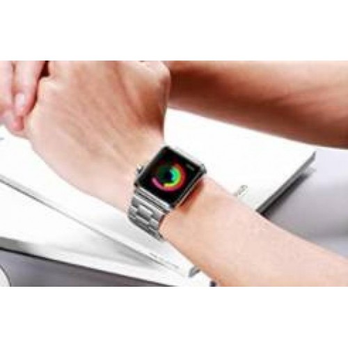 Браслет BeWatch для Apple Watch series 3 4 | 5 | 6 із шириною корпусу 38|40mm класичний сталевий Сріблястий (1020405) Браслет BeWatch для Apple Watch series 3 4 | 5 | 6 із шириною корпусу 38|40mm класичний сталевий Сріблястий (1020405)