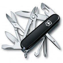 Складаний ніж Victorinox Deluxe Tinker 91 мм 17 функцій Чорний (1.4723.3)