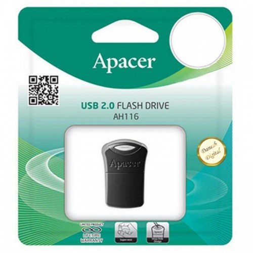 Флеш-накопичувач USB 16GB Apacer AH116 Black (AP16GAH116B-1) в інтернет супермаркеті PbayMarket!