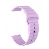 Ремінець BeWatch силіконовий 20мм для смарт годинник універсальний Wave Лавандовий (1010703) Ремінець BeWatch силіконовий 20мм для смарт годинник універсальний Wave Лавандовий (1010703)