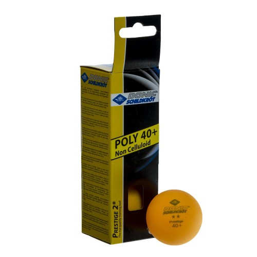 Набір м'ячів для настільного тенісу 3 штуки DONIC MT-608328 PRESTIGE 2star (пластик, d-40мм, помаранчевий) (PT0549) в інтернет супермаркеті PbayMarket!