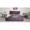 Ліжко BNB Octavius Premium 120 х 190 см Simple З додатковою металевою цільнозварною рамою Фіолетовий