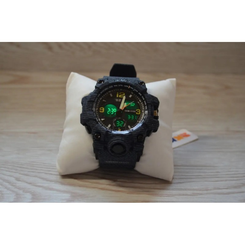 Чоловічий годинник Skmei Hamlet 1155 Темний джинс