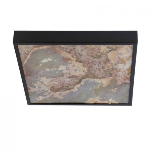 Стельовий світильник Candellux Luxan 39x39x5 см Чорний (10-17079)