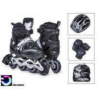 Комплект роликів Happy розмір 34-37 Black (431402919)
