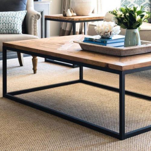 Журнальний столик GoodsMetall 1000х450х450 у стилі Лофт 