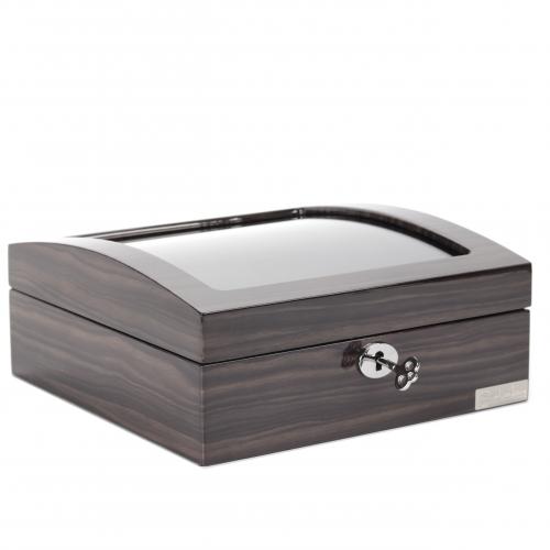 Скринька для зберігання годинників Salvadore WB/3035/6BGB 230х95х230 мм Коричнево-чорний Скринька для зберігання годинників Salvadore WB/3035/6BGB 230х95х230 мм Коричнево-чорний
