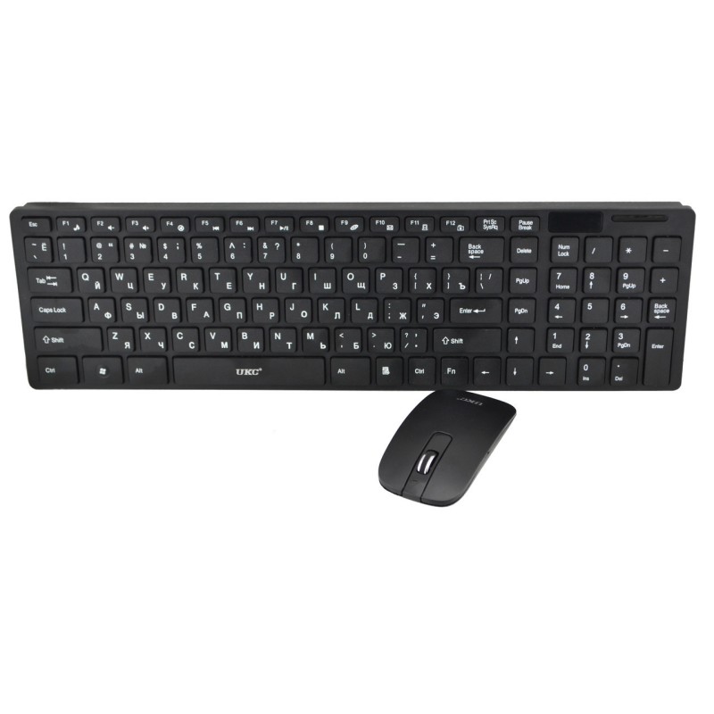 Бездротові клавіатура та миша RIAS K06 Black (3sm_543787105)