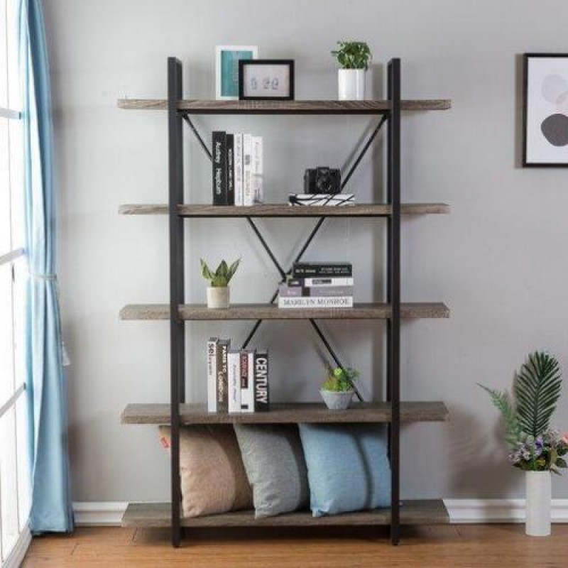 Стелаж для зберігання в стилі Loft NS-1805 1780x1100x300 мм Черный