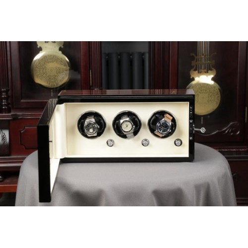 Скринька Salvadore для підзаводу 3 годинників HD130WH 190х370х185 мм Різнокольоровий Скринька Salvadore для підзаводу 3 годинників HD130WH 190х370х185 мм Різнокольоровий