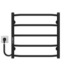 Рушникосушарка електрична Трапеція П5 500х500 Deffi Чорний JD03 (C.TR.50.50.5.E.B.L.1)