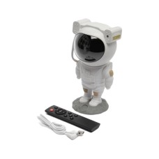 Нічник-проектор зоряного неба дитячий Астронавт космонавт з пультом Led