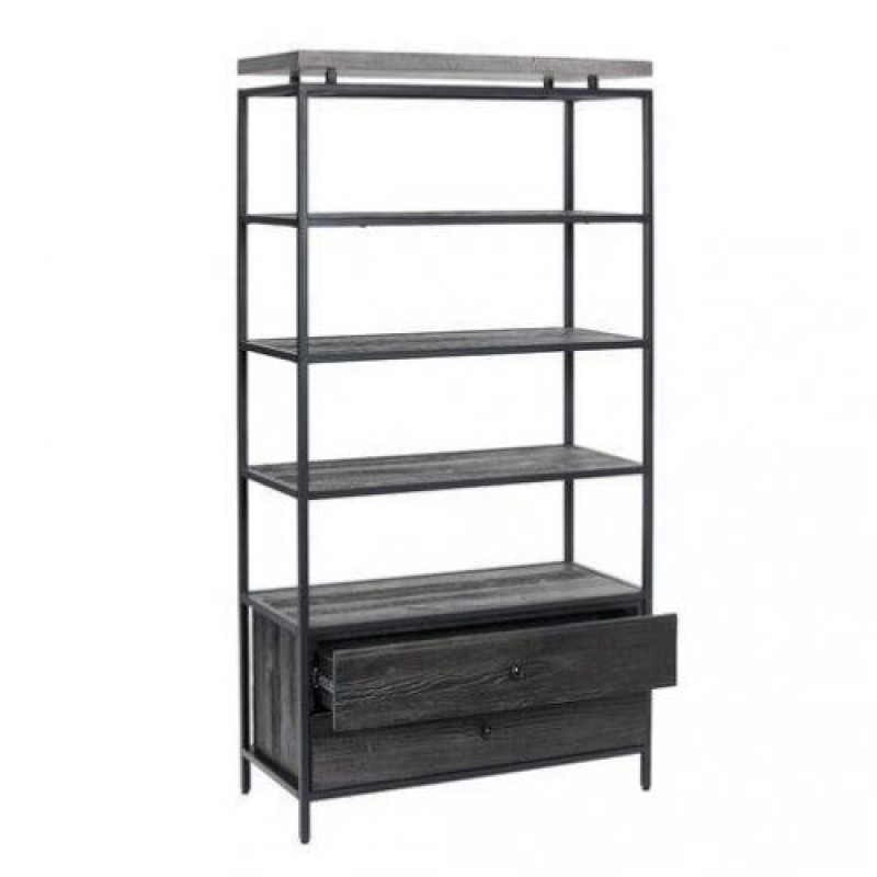 Стелаж для зберігання в стилі Loft NS-1873 1830x900x400 мм Черный