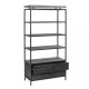 Стелаж для зберігання в стилі Loft NS-1873 1830x900x400 мм Черный
