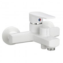 Змішувач для ванни Plamix Leo-009 Euro White (без шланга та лійки) (PM0633)