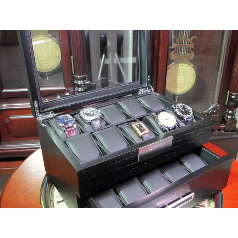 Шкатулка для зберігання годинників Salvadore WB/2350/20.BL.PU Чорний