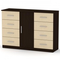Комод Компаніт 8+1 Венге комбі (120х39х85 см) Комод Компаніт 8+1 Венге комбі (120х39х85 см)