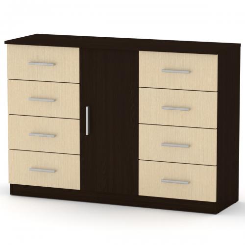 Комод Компаніт 8+1 Венге комбі (120х39х85 см) Комод Компаніт 8+1 Венге комбі (120х39х85 см)