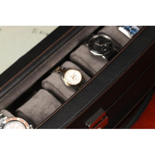 Скринька для зберігання годинників Salvadore 38х13х8,5 см 6W-HX-BC Скринька для зберігання годинників Salvadore 38х13х8,5 см 6W-HX-BC