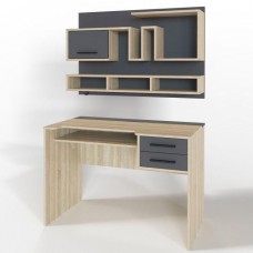 Комп'ютерний стіл Тиса Мебель Тіса Стиль-5 Сонома Графіт 750x600x1100 мм